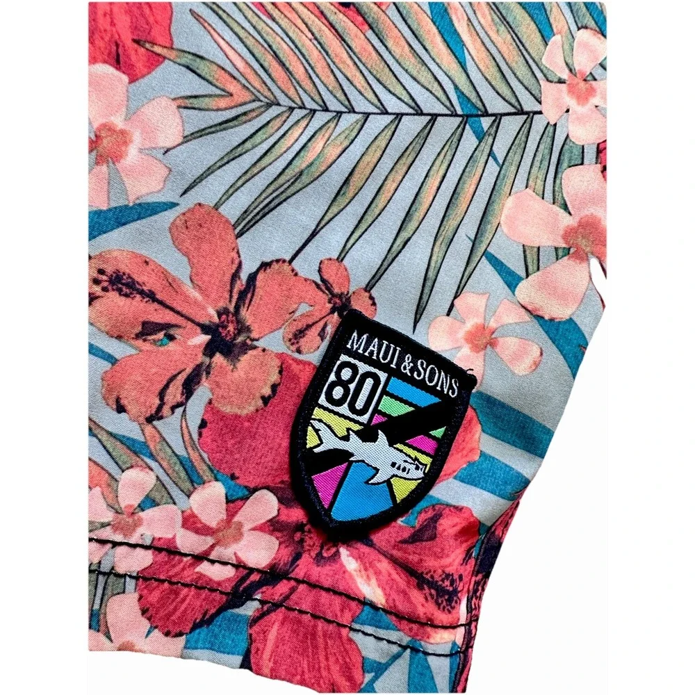 SALE -‎ 3/$25 Maui And Sons Men's Swim Trunks Size 34.           *120